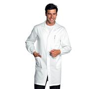 Isacco 060010 Bottoni a Pressione Uomo Camice, Taglia XL, Bianco