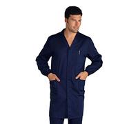 Isacco 061022 Bottoni a Pressione Uomo Camice, Taglia XXL, Blu