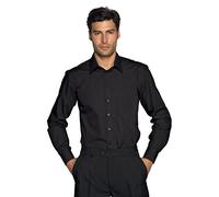 Isacco 061621 Cartagena Uomo Camicia, Taglia L, Nero