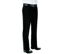 Isacco 063581 Uomo Pantalone senza Pinces, Taglia 50, Nero
