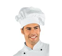 Isacco 075000 Cuoco Cappello, Bianco