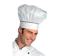 Isacco 075101 Cuoco Cappello, Bianco/Nero