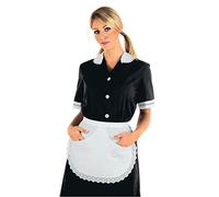 Isacco 083000 Grembiule con Pizzo, Bianco