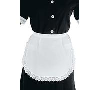 Isacco 083200 Grembiule con Pizzo, Bianco