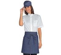 Isacco 086077 Vita Grembiule senza Tasca, Taglia 70cm x 46cm, Jeans
