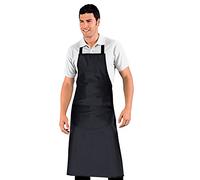 Isacco 087991 Big Pettorina Grembiule, Taglia 96cm x 105cm, Nero