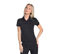 Isacco 125101 Donna Stretch Polo, Taglia M, Nero