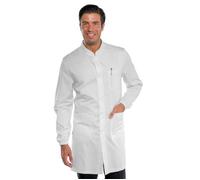 ISACCO Camice da Lavoro DOVER Uomo in 100% Cotone (Bianco)