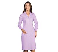 Isacco Camice Donna - Isacco Lilla, Lilla, S, 65% Poliestere 35% Cotone, Manica Lunga, Bottoni a pressione