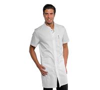 Isacco Camice Dover Bianco, Bianco, S, 100% Cotone, Mezza Manica