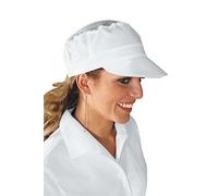 Isacco Cappello Charly - Isacco Bianco, Bianco, 65% Poliestere 35% Cotone, Con rete