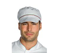 Isacco Cappello Charly - Isacco Bianco+Italy, Bianco+Italy, 65% Poliestere 35% Cotone, Con rete