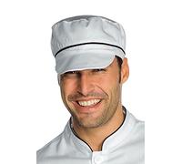 Isacco Cappello Charly - Isacco Bianco+Nero, Bianco+Nero, 65% Poliestere 35% Cotone, Con rete