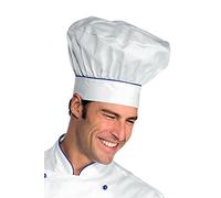 Isacco Cappello Cuoco Bianco+Blu Cina, Bianco+Blu Cina, 100% Cotone