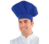 Isacco Cappello Cuoco Blu Cina, Blu Cina, 65% Poliestere 35% Cotone