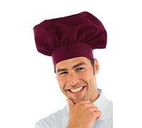 Isacco Cappello Cuoco Bordeaux, Bordeaux, 65% Poliestere 35% Cotone