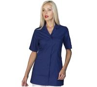 ISACCO Casacca ATENE Donna Mezza Manica in Poliestere Cotone (Blu)
