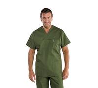 Isacco Casacca Collo a V Militare, Militare, M, 65% Poliestere 35% Cotone, 195 gr/m²