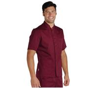 ISACCO Casacca Coreana CORFU' Mezza Manica Unisex in Policotone (Bordeaux)