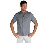 ISACCO Casacca Coreana CORFU' Mezza Manica Unisex Poliestere Stretch Grigio