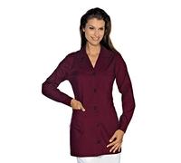 Isacco Casacca Marbella Bordeaux, Bordeaux, M, 65% Poliestere 35% Cotone, Manica Lunga, Bottoni con Asola