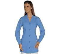 ISACCO Casacca MARBELLA Donna in Poliestere Cotone (Azzurro)