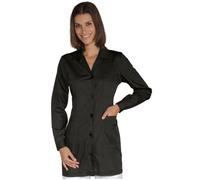 ISACCO Casacca MARBELLA Donna in Poliestere Cotone (Nero)