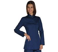 Isacco Casacca PORTOFINO Manica Lunga Collo Coreana Bottoni Donna Divisa Medico