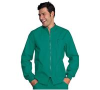 ISACCO Casacca SAMARCANDA Unisex con Polsi in Maglia in 100% Cotone (Verde)