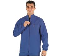 ISACCO Casacca SAMARCANDA Unisex in 100% Cotone (Azzurro Ospedale)