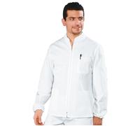 ISACCO Casacca SAMARCANDA Unisex in 100% Cotone (Bianco)