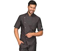 Isacco Giacca Cuoco Belfast Slim Mezza Manica Black Jeans XL