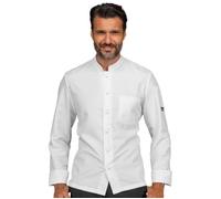 ISACCO Giacca Cuoco KOEN Unisex in 100% Poliestere Impermeabile