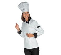 Isacco Giacca Lady Snaps - Isacco Bianco+Nero, Bianco+Nero, S, 100% Cotone, Manica Lunga