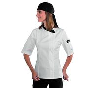 Isacco Giacca Lady Snaps - Isacco Bianco+Nero, Bianco+Nero, S, 100% Cotone, Mezza Manica