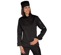 Isacco Giacca Lady Snaps - Isacco Nero, Nero, XXL, 65% Poliestere 35% Cotone, Manica Lunga