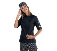 Isacco Giacca Lady Snaps Stretch Mezza Manica Nero S