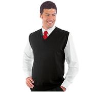 ISACCO Gilet Unisex in Misto Lana (Nero)