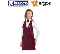 Isacco GREMBIULE BISTRO Bordeaux Rigato Barista Sala Sommelier Tasche Pub Chef