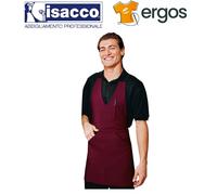 Isacco GREMBIULE BISTRO Corto Bordeaux Bar Sommelier Sala Cameriere Tasche Pub