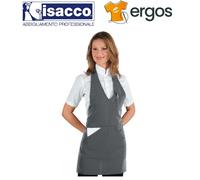 Isacco GREMBIULE BISTRO Corto Gessato Bar Sommelier Sala Cameriere Tasche Pub
