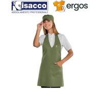 Isacco GREMBIULE BISTRO Corto Militare Bar Sommelier Sala Cameriere Tasche Pub