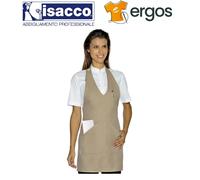 Isacco GREMBIULE BISTRO Corto Natural Bar Sommelier Sala Cameriere Tasche Pub