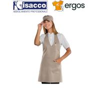 Isacco GREMBIULE BISTRO Tortora Barista Cuoco Pasticceria Cameriere Tasche Pub