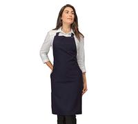 Isacco Grembiule blu con pettorina regolabile unisex 100% poliestere