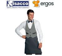 Isacco GREMBIULE GARCON Bicolore Unisex Barista Cameriere Cantina Pub Cucina