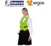 Isacco GREMBIULE GARCON Bicolore Unisex Barista Cameriere Gelataio Pub Cucina