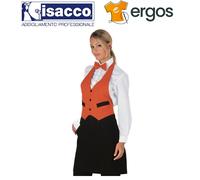Isacco GREMBIULE GARCON Bicolore Unisex Barista Cameriere Gelataio Pub Cucina