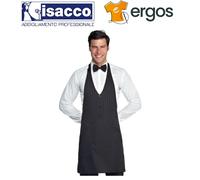 Isacco GREMBIULE GARCON Bicolore Unisex Barista Cameriere Sommelier Pub Cucina