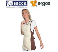 Isacco GREMBIULE PAPEETE Donna Poncho Lacci Divisa Igiene Pulizia Pub Albergo